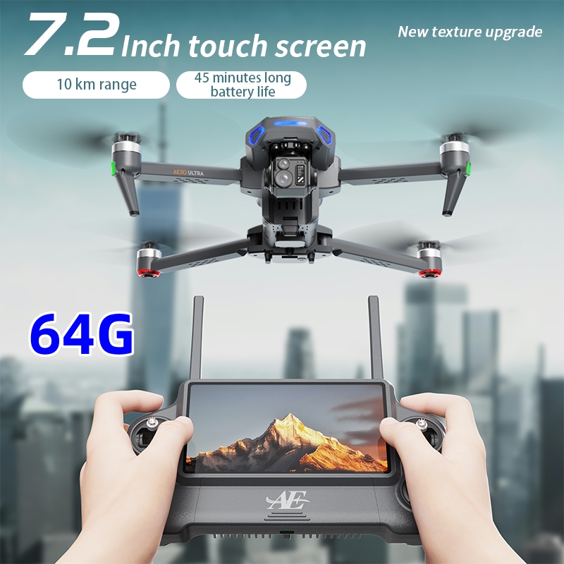Drone Gimbal 3 Axis - AE30 GPS Drone 8K Profession HD