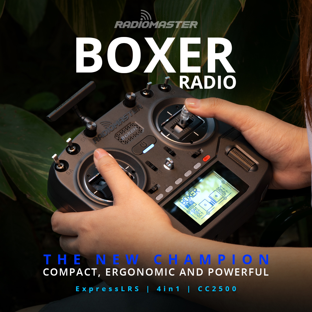 RadioMaster Boxer  2.4G 16ch H – Drone Gimbal Controller recenzja i cena