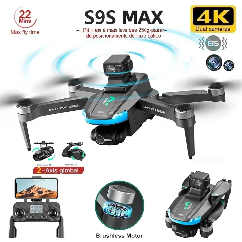 NEW S9S MAX MINI Drone 4K 2-Ax – Drone Gimbal 2 Axis recenzja i cena
