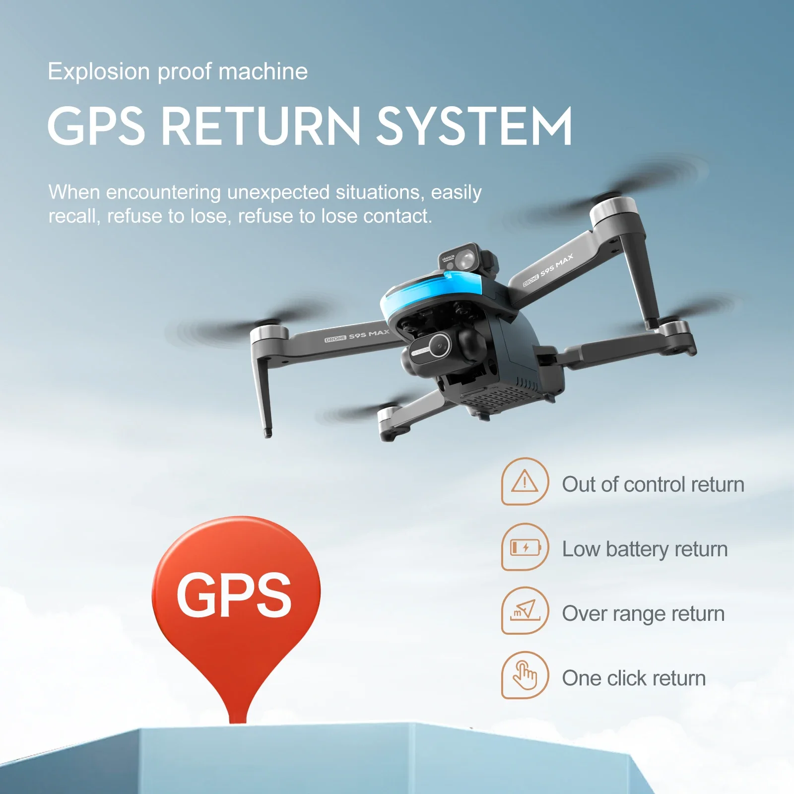 NEW S9S MAX MINI Drone 4K 2-Ax – Drone Gimbal 2 Axis recenzja i cena