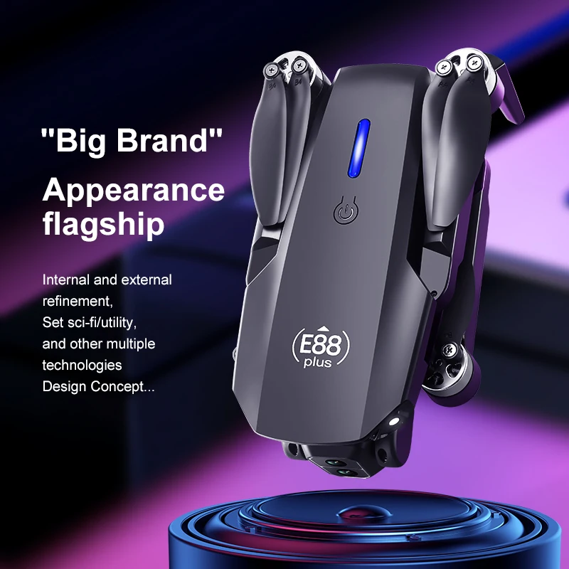 New E88 Plus Quadcopter Drone: – Drone Gimbal Brushless recenzja i cena