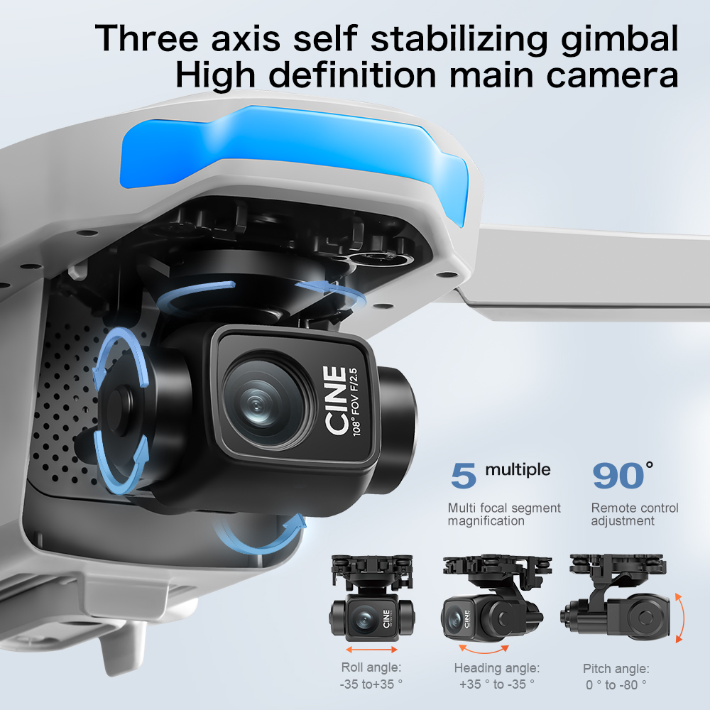 S-X1 MAX GPS Drone with 3-Axis – Drone Gimbal 3 Axis recenzja i cena