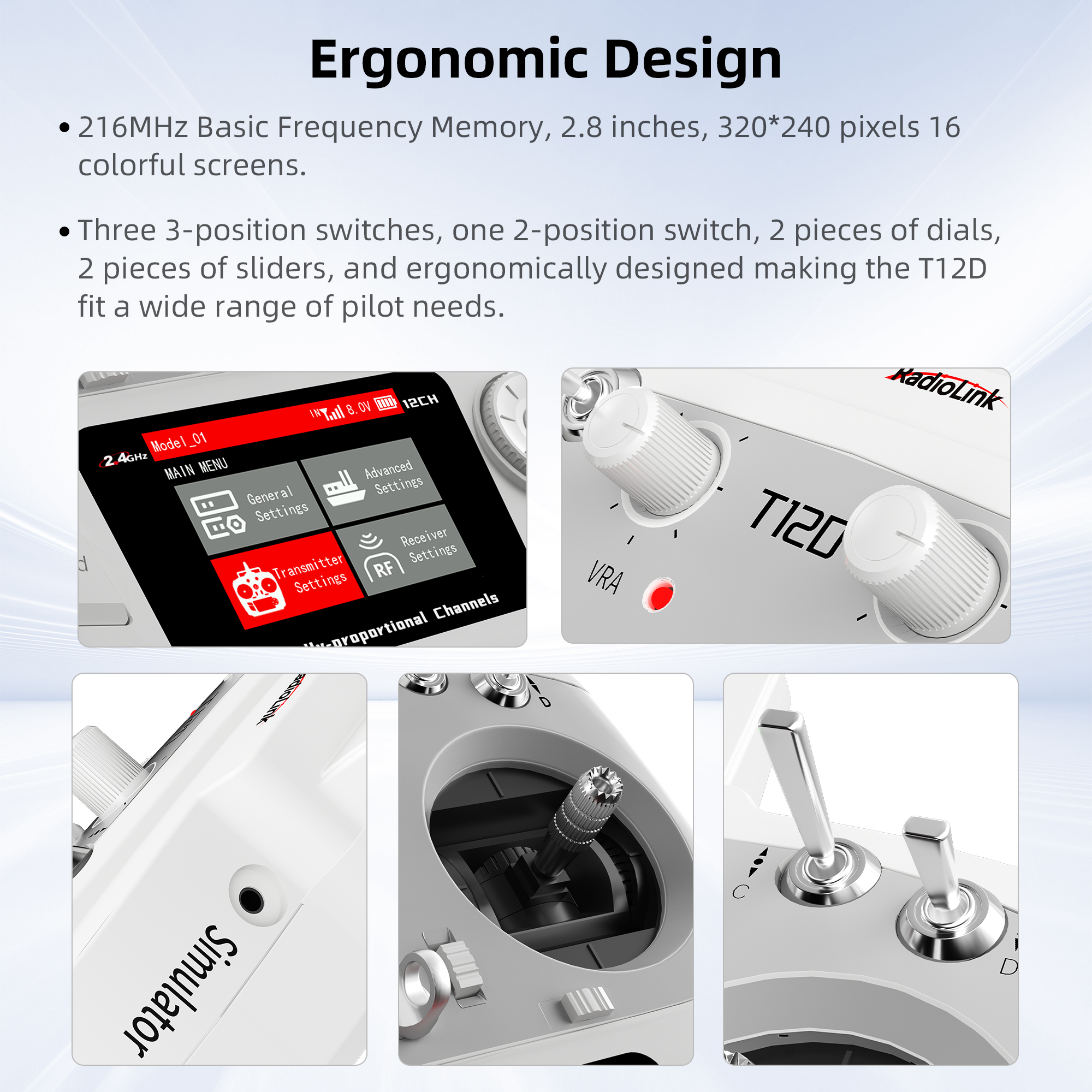 Radiolink T12D ELRS 12 Channel – Drone Gimbal Controller recenzja i cena