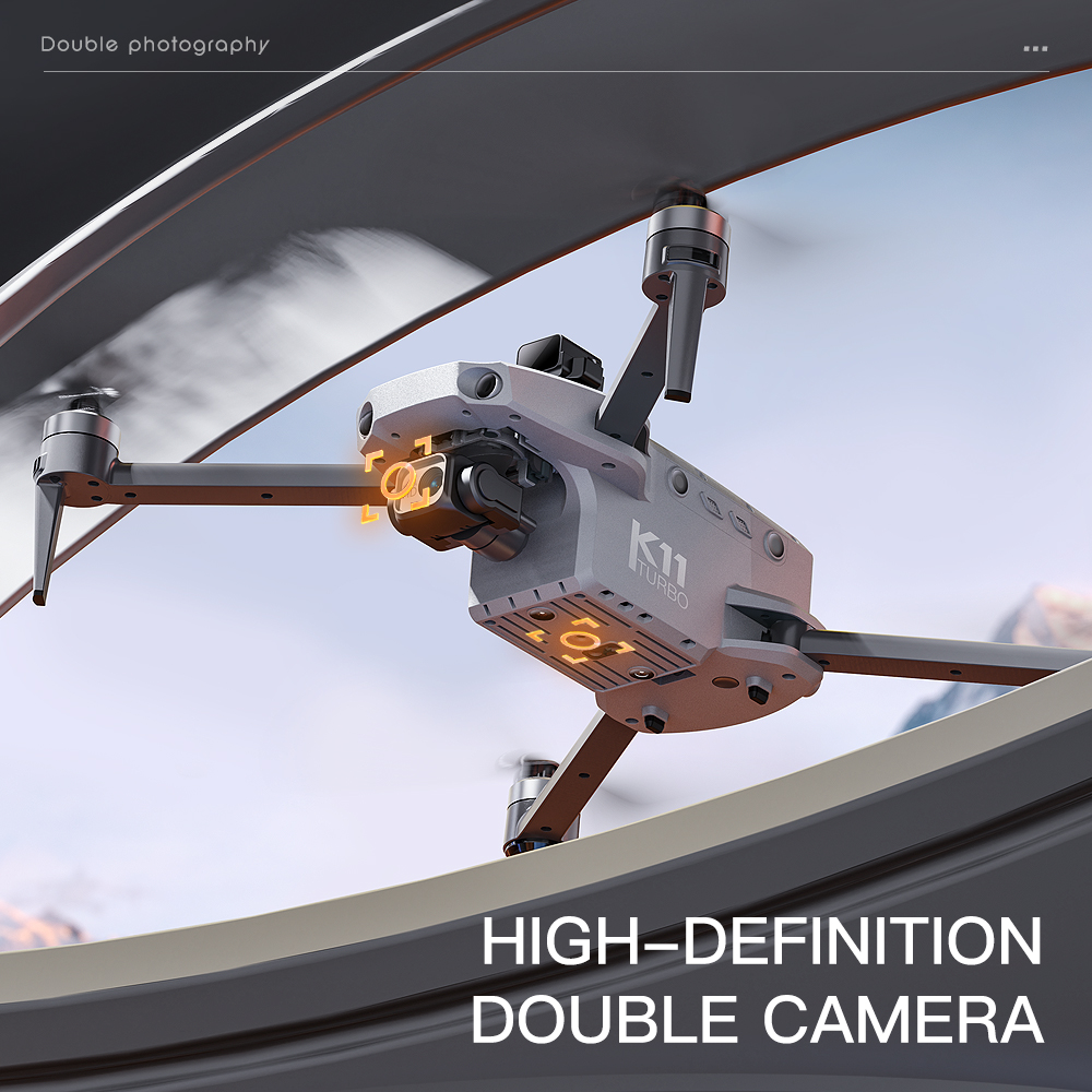 K11 Tubro Dual Camera GPS Dron – Drone Gimbal Mount recenzja i cena