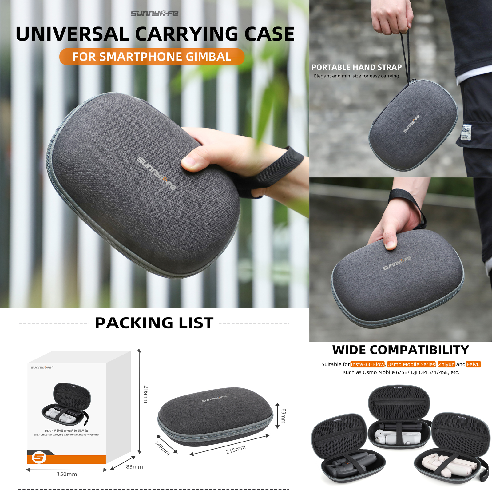 Sunnylife Hard Case Protective – Drone Gimbal For Insta360 recenzja i cena