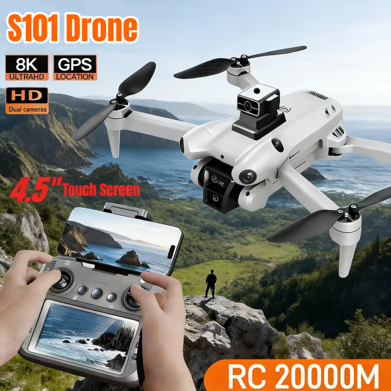 New S101 Drone 8K Dual Camera  – Drone Gimbal Mount recenzja i cena