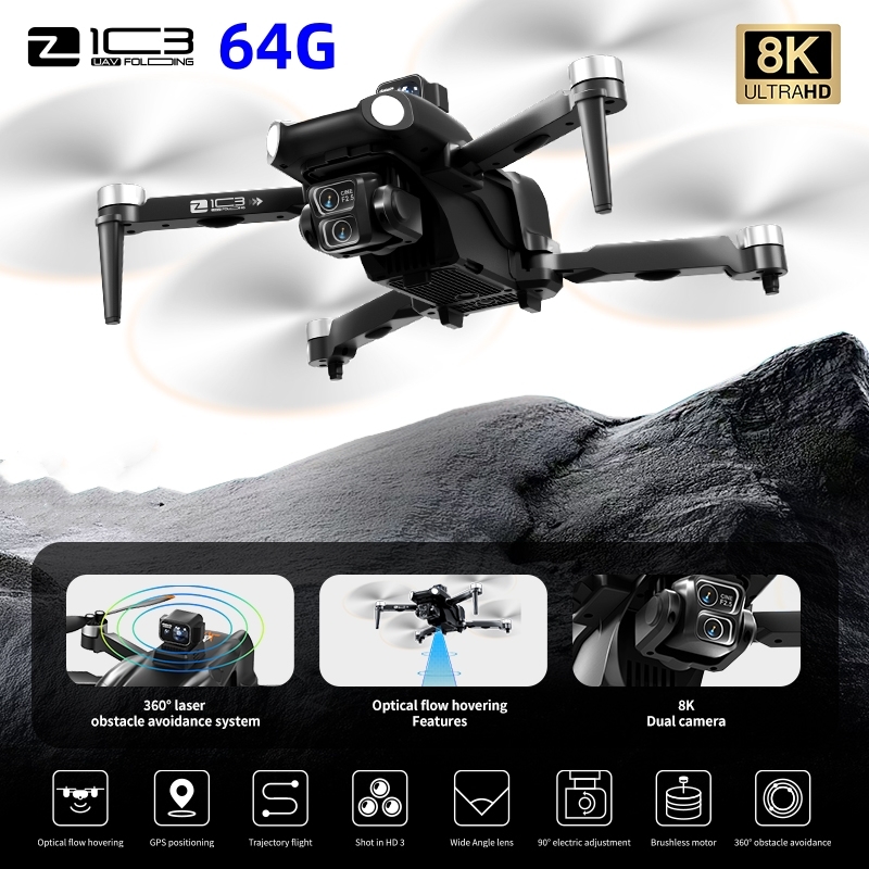 GPS Drone ESC 8K Profesional B – Drone Gimbal 2 Axis recenzja i cena