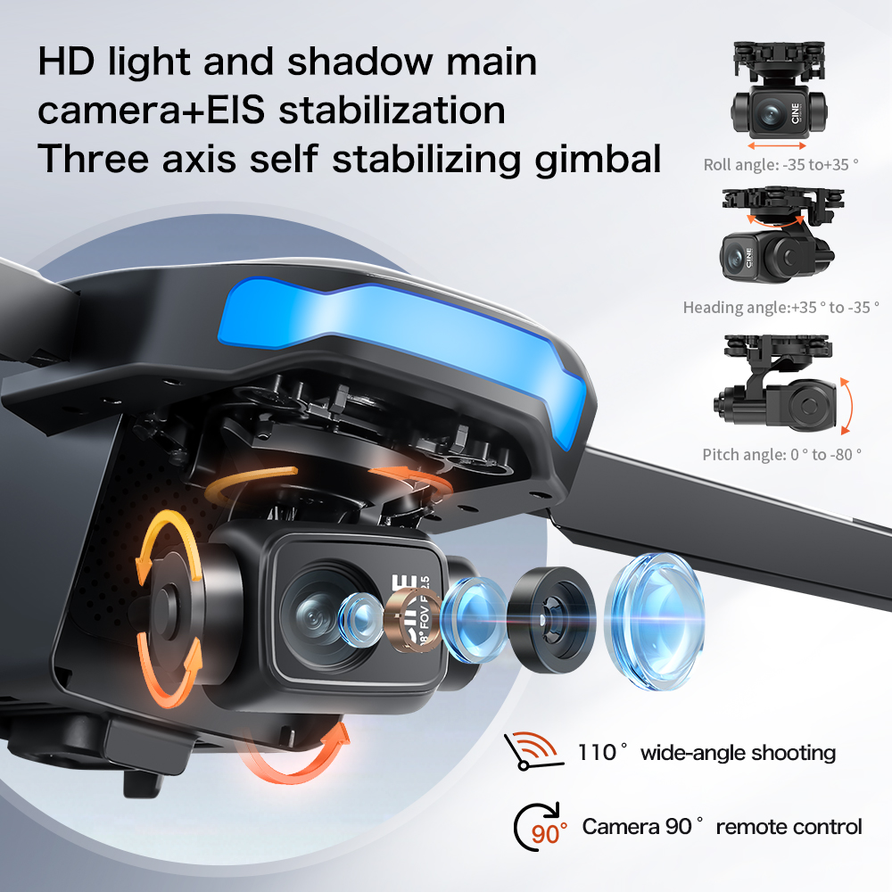 New S-X1 MAX Drone GPS 8K Prof – Drone Gimbal 3 Axis recenzja i cena