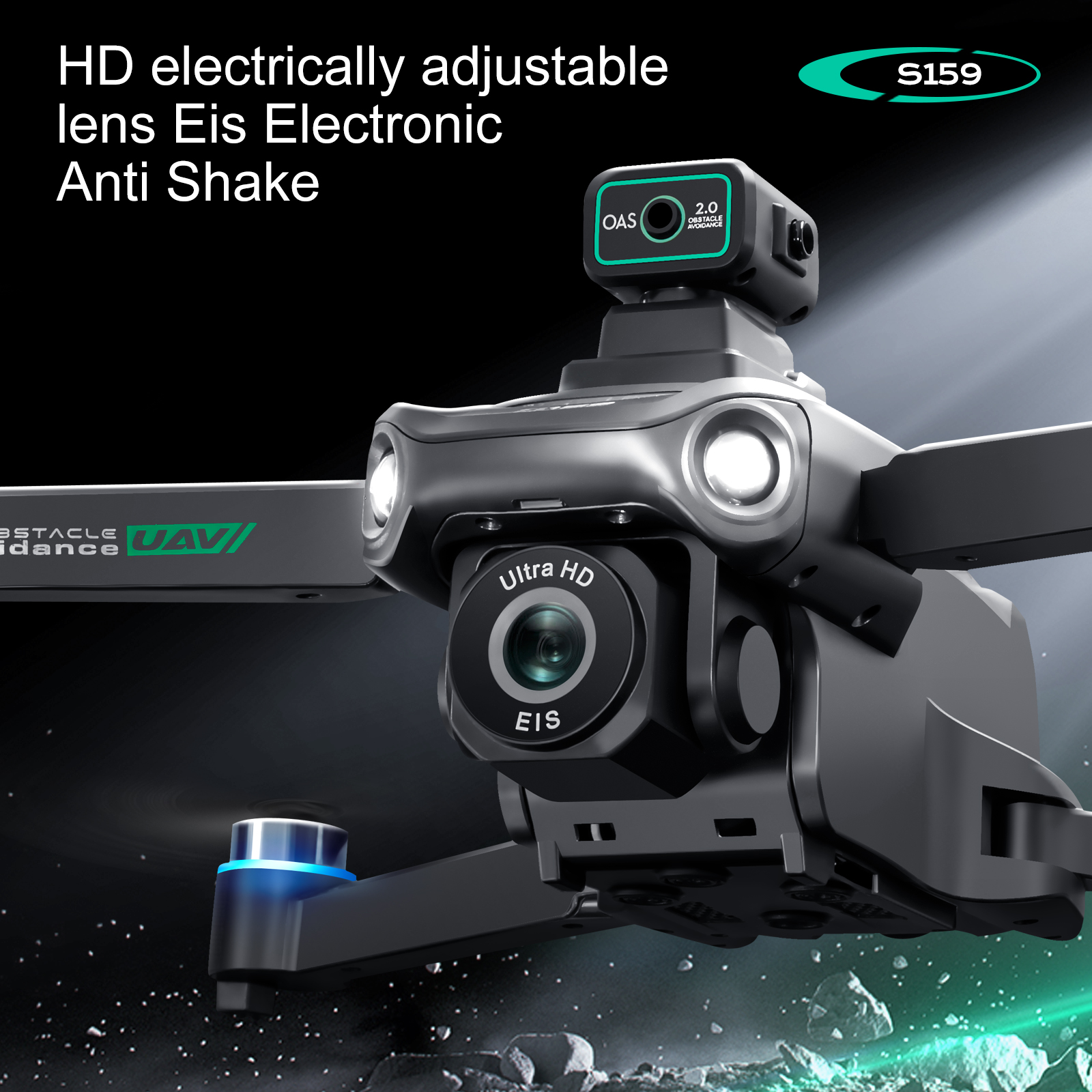 S159 GPS Drone 4K Profesional  – Drone Gimbal Brushless recenzja i cena